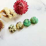 Medium Mixed Round Mixed Turquoise, Set of 4 Background