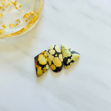 Large Royal Orange Mixed Treasure Mountain Turquoise, Set of 3 Background