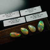 Authentic Ethiopian Mixed Opal Cabochons, set of 4