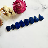 Small Deep Blue Mixed Lapis Lazuli, Set of 8 Background