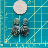 Medium Faint Blue Nugget Milky Way, Set of 4 Extra