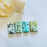 Large Mixed Bar Mixed Turquoise, Set of 4 Background