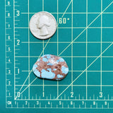 Large Sky Blue Freeform Golden Hills Turquoise Dimensions