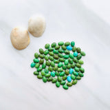 5x7mm Oval Sonoran Gold Turquoise Cabochons, Set of 4
