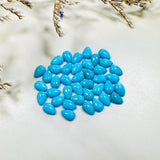 4x6mm Teardrop Blue Ridge, Set of 10