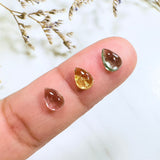 5x7mm Teardrop Tourmaline, Set of 2