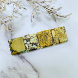 Large Royal Orange Bar Treasure Mountain Turquoise, Set of 4 Background