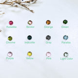 4x4mm Round Tourmaline, Set of 6