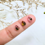 5x7mm Teardrop Tourmaline, Set of 2