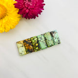 Medium Mixed Bar Mixed Turquoise, Set of 6 Background