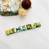 Medium Mixed Square Mixed Turquoise, Set of 8 Background