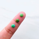 6x6mm Round Sonoran Gold Turquoise Cabochons, Set of 4
