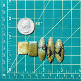 Large Mixed Mixed Mixed Turquoise, Set of 5 Dimensions