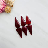 Large Red Teardrop Rosarita, Set of 6 Background