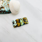 Medium Royal Orange Bar Treasure Mountain Turquoise, Set of 4 Background
