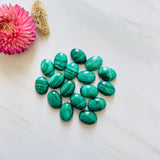 12x16mm Oval Malachite, Set of 1