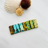 Medium Mixed Bar Mixed Turquoise, Set of 8 Background