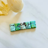 Medium Mixed Bar Mixed Turquoise, Set of 5 Background