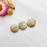 Large Sea Green Round Royston Turquoise, Set of 3 Background