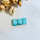 Medium Sky Blue Barrel Yungai Turquoise, Set of 3 Background