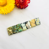 Medium Mixed Bar Mixed Turquoise, Set of 7 Background