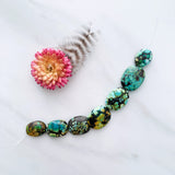 Medium Sea Green Nugget Treasure Mountain, Set of 7 Background