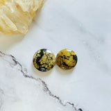 Large Earth Brown Round Treasure Mountain Turquoise, Set of 2 Background