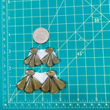 Mixed Swamp Green Mixed Rosarita, Set of 16 Dimensions