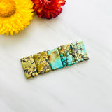 Large Mixed Bar Mixed Turquoise, Set of 5 Background