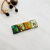 Medium Mixed Bar Mixed Turquoise, Set of 4 Background