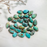 8x12mm Teardrop Carico Lake, Set of 2