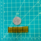 Medium Swamp Green Bar Rosarita, Set of 4 Dimensions