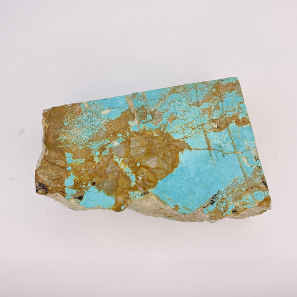 Sky Blue Rough Natural Stabilized Number 8 Turquoise Chunk Background