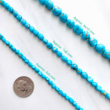 Blue Ridge Turquoise Smooth Nugget Beads