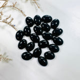 10x14mm Oval Onyx, Set of 8