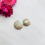 Large Sea Green Round Royston Turquoise, Set of 2 Background