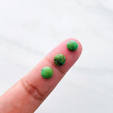 7x7mm Round Sonoran Gold Turquoise Cabochons, Set of 2