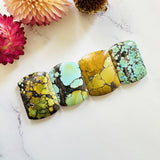 Large Mixed Barrel Mixed Turquoise, Set of 4 Background