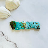 Medium Mixed Petal Mixed Turquoise, Set of 6 Background