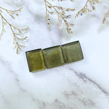 Large Swamp Green Square Rosarita, Set of 3 Background