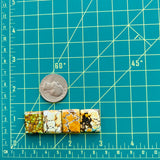 Medium Royal Orange Bar Treasure Mountain Turquoise, Set of 4 Dimensions