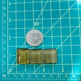 Large Swamp Green Square Rosarita, Set of 3 Dimensions