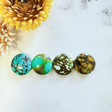 Medium Mixed Round Mixed Turquoise, Set of 4 Background