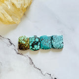 Medium Mixed Barrel Mixed Turquoise, Set of 4 Background