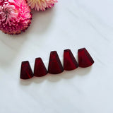 Medium Red Freeform Rosarita, Set of 5 Background