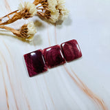 Medium Purple Bar Spiny Oyster, Set of 3 Background