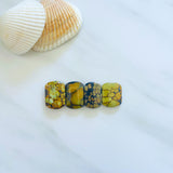 Medium Mixed Barrel Mixed Turquoise, Set of 4 Background