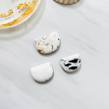 Large White Half Moon White Buffalo Dolomite, Set of 3 Background