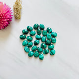 8x10mm Oval Malachite, Set of 2