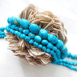 Blue Ridge Turquoise Smooth Nugget Beads